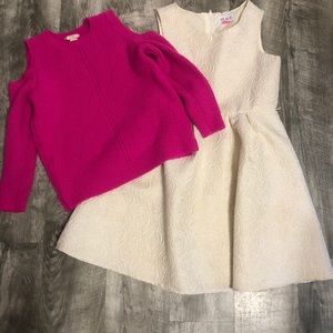 Beautiful set for girls ( dress and sweater)